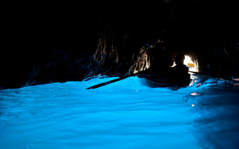 Die blaue Grotte auf Capri