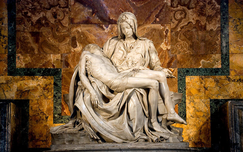 Michelangelos Pieta im Petersdom in Rom - © Depositphoto - Javier Sánchez Mingorance