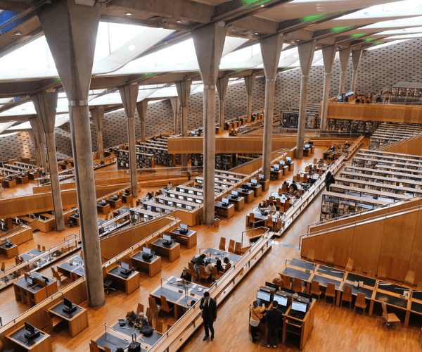 Die Bibliothek von Alexandria